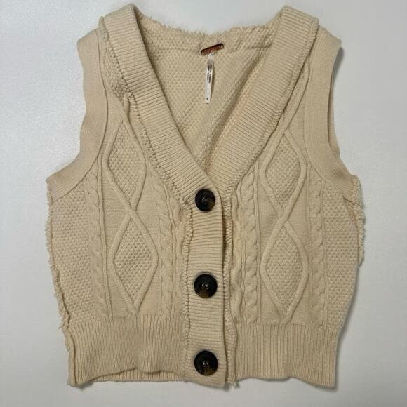 Free People Denson Cable Vest - Picture 2 of 8